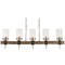 Minka Lavery Grey with brushed Nickel Linear Chandelier by Minka Lavery 4635-106