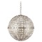 Visual Comfort Signature Collection Aerin Mill Large Globe Lantern in Silver Leaf by Visual Comfort Signature ARN5002BSL