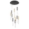Eurofase Lighting Benicio LED Chandelier in Gold & Black by Eurofase 46477-033