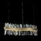 Allegri Lighting Glacier 42-Inch LED Wave Linear Light in Gold by Allegri Crystal 030250-038