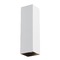 Visual Comfort Modern Collection White / Black LED Semi-Flush Ceiling Light by Visual Comfort Modern 700FMEXO1860WB-LED930