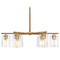 Designers Fountain Lighting Haven 32-Inch Chandelier in Old Satin Brass by Designers Fountain D309M-6CH-OSB