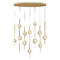 Eurofase Lighting Barletta Oval LED Chandelier in Brass by Eurofase Lighting 39466-020