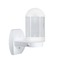 Besa Lighting Frosted Glass Outdoor Wall Light White Costaluz by Besa Lighting 315153-WALL-FR