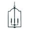 HomePlace by Capital Lighting Carter Matte Black 4-Light Pendant with by HomePlace by Capital Lighting 539341MB