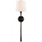 Visual Comfort Signature Collection Aerin Dover Large Tail Sconce in Aged Iron by Visual Comfort Signature ARN2302AIL