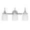 Maxim Lighting Milk Polished Chrome Bathroom Light by Maxim Lighting 12333WTPC