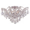 Crystorama Lighting Crystorama Lighting Maria Theresa Polished Chrome Semi-Flushmount Light 4437-CH-CL-SAQ