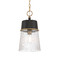 Minka Lavery Stamford Mini Pendant in Legacy Brass & Matte Black by Minka Lavery 192-876