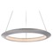 Modern Forms by WAC Lighting the Ring Brushed Aluminum LED Pendant by Modern Forms PD-55024-27-AL