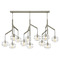 Visual Comfort Modern Collection Sean Lavin Sedona Triple LED Chandelier in Nickel by Visual Comfort Modern 700SDNMPL3CS-LED927