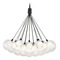 Kuzco Lighting Kuzco Lighting Bolla Black LED Pendant Light with Globe Shade CH3128-BK