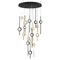 Eurofase Lighting Barletta 32-Inch LED Chandelier in Black & Brass by Eurofase Lighting 39465-030