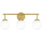 Quoizel Lighting Eloise Aged Brass Bathroom Light by Quoizel Lighting ELO8624AB