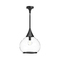 Alora Lighting Alora Lighting Hazel Matte Black Pendant Light with Bowl / Dome Shade PD524214MBCL