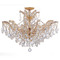 Crystorama Lighting Crystorama Lighting Maria Theresa Gold Semi-Flushmount Light 4439-GD-CL-SAQ_CEILING