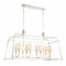 Crystorama Lighting Libby Langdon Sylvan Linear Light in Nickel by Crystorama Lighting 2249-PN