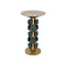 Currey and Company Lighting Nasturtium Accent Table in Antique Brass by Currey & Company 4000-0249