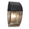 Besa Lighting Besa Lighting Costaluz Aqua Black Outdoor Wall Light AQUACP-SM-BK