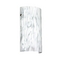 Besa Lighting Modern Sconce Wall Light White Glass Satin Nickel by Besa Lighting 704219-SN