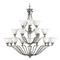 Hinkley Bolla 18-Light Chandelier in Brushed Nickel by Hinkley Lighting 4659BN
