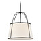 Hinkley Clarke Black LED Pendant Light with Empire Shade by Hinkley Lighting 4895BK