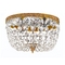 Crystorama Lighting Richmond Crystal Flush Mount in Olde Brass by Crystorama Lighting 710-OB-CL-MWP