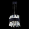 Allegri Lighting Glacier 10-Inch LED Mini Pendant in Matte Black by Allegri Crystal 030210-052