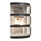 Besa Lighting Besa Lighting Costaluz Aqua Black Outdoor Wall Light AQUARBH-CL-BK