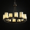 Justice Design Group Clouds Collection Chandelier by Justice Design Group CLD-8768-10-DBRZ