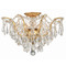 Crystorama Lighting Crystorama Lighting Filmore Antique Gold Flushmount Light 4457-GA-CL-S