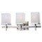 Maxim Lighting Tetra Satin Nickel Bathroom Light by Maxim Lighting 2153LNSN
