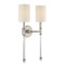 Savoy House Fremont Satin Nickel Sconce by Savoy House 9-103-2-SN