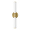 Maxim Lighting Tubo Natural Aged Brass LED Vertical Bathroom Light by Maxim Lighting 52502WTNAB