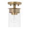 HomePlace by Capital Lighting Mason Mini Dual Mount Pendant in Aged Brass by HomePlace Lighting 246811AD-532