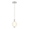 Eurofase Lighting Palmas 10-Inch LED Pendant in Polished Nickel by Eurofase Lighting 47189-027