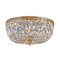 Crystorama Lighting Richmond Crystal Flush Mount in Olde Brass by Crystorama Lighting 714-OB-CL-MWP