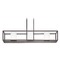 Design Classics Lighting Bronze Linear Chandelier with Cylindrical Shade 1697-220 GL1028C