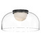 Kuzco Lighting Cedar Black LED Flush Mount by Kuzco Lighting FM52512-BK/CL