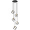 Z-Lite Vertical Bronze & Olde Brass Multi-Light Pendant by Z-Lite 478-5BRZ-OBR