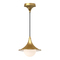 Alora Lighting Alora Lighting Fuji Brushed Gold Mini-Pendant Light with Globe Shade PD525009BGOP