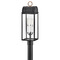 Hinkley Campbell Black & Burnished Bronze LED Post Light by Hinkley Lighting 10661BK-BU