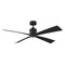 Visual Comfort Fan Collection Launceton 56-Inch Fan in Midnight Black by Visual Comfort & Co Fans 4LNCR56MBK