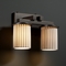 Justice Design Group Limoges Collection Bathroom Light by Justice Design Group POR-8772-10-PLET-DBRZ
