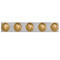 Crystorama Lighting Broche 31-Inch Bath Light in Gold & Silver by Crystorama Lighting 508-GA-SA