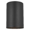 Visual Comfort Studio Collection Cylindrical LED Outdoor Wall Light in Black by Visual Comfort Studio 8313801EN3-12