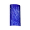 Besa Lighting Modern Sconce Wall Light Blue Glass Satin Nickel by Besa Lighting 704286-SN