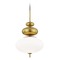 Mitzi by Hudson Valley Elsie Aged Brass Pendant with Oval Shade by Mitzi by Hudson Valley H347701-AGB