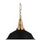 Visual Comfort Signature Collection Chapman & Myers Layton 14-Inch Pendant in Brass by Visual Comfort Signature CHC5461ABBLK