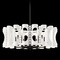Schonbek Lighting Schonbek Worldwide Lighting Twilight White Pendant Light with Drum Shade MR1006N-WH1O